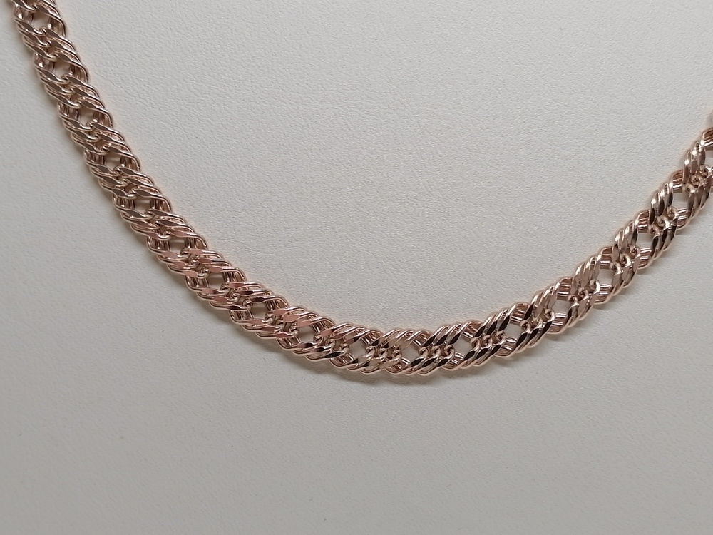 ЦЕПЬ ПУСТОТЕЛАЯ Ромб тройной (Au 585)