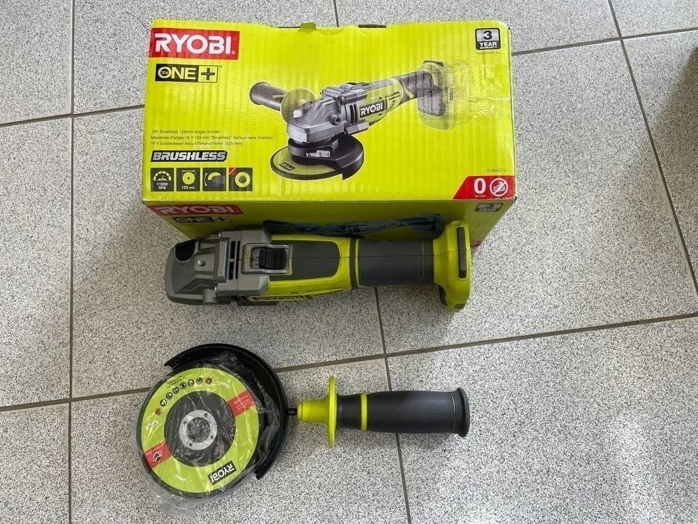 Угловая шлифмашина Ryobi R18AG