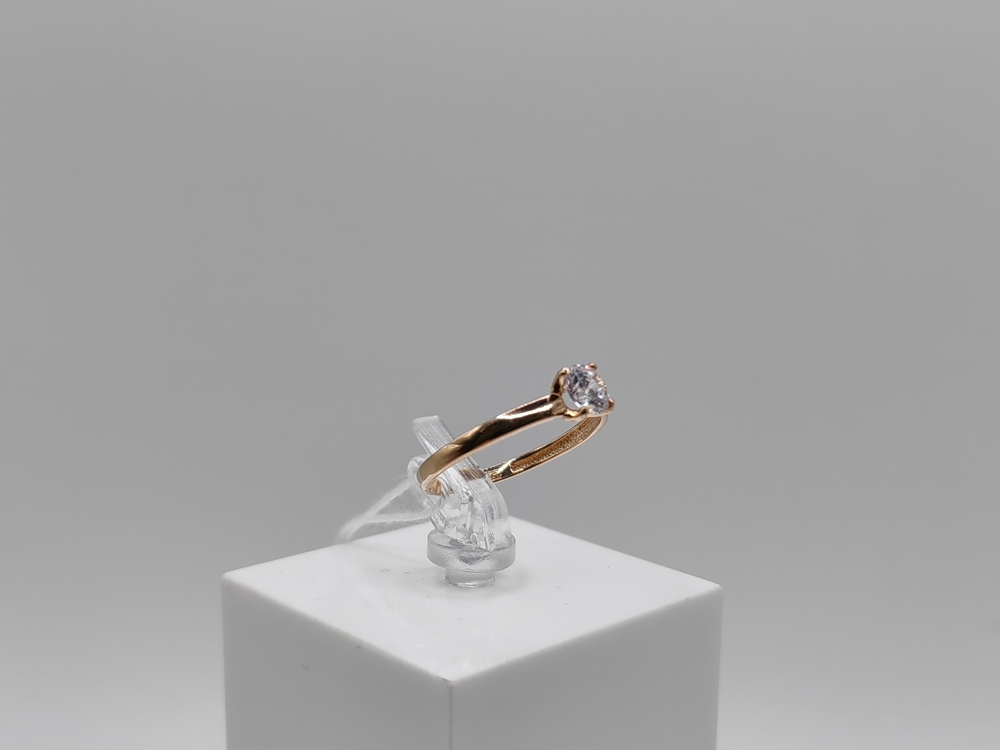 КОЛКМ585 КОЛЬЦО С КАМНЕМ (Au 585)