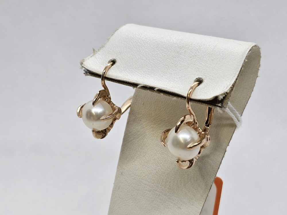 СЕРЬГИ С КАМНЕМ (Au 585)