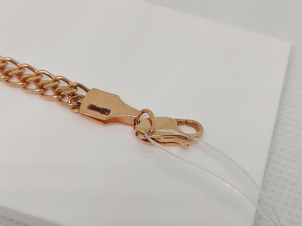 БРАСЛЕТ ПУСТОТЕЛЫЙ Царь (Au 585)