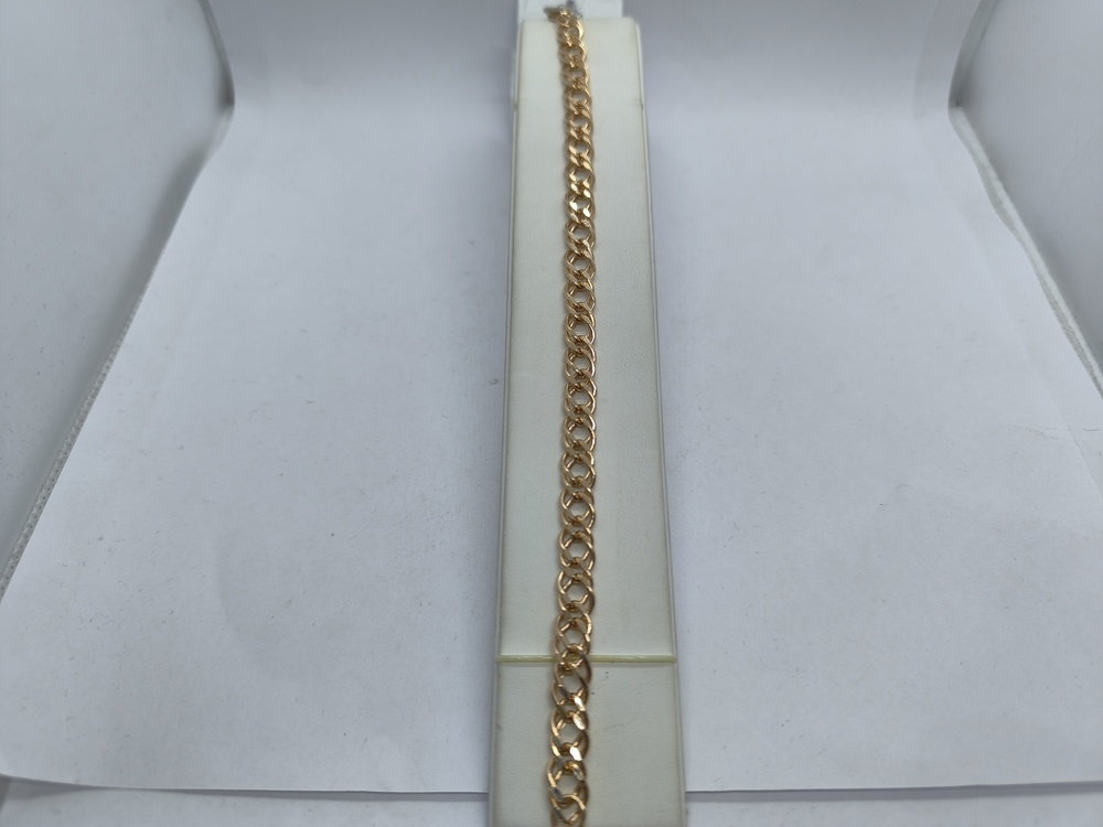 НБ 12-076ПГ БРАСЛЕТ ПУСТОТЕЛЫЙ (Au 585)