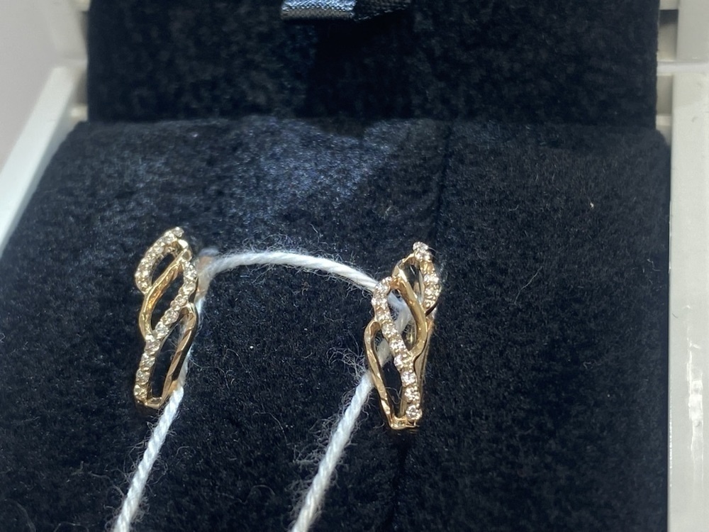 СЕРЬГИ С КАМНЯМИ (Au 585)