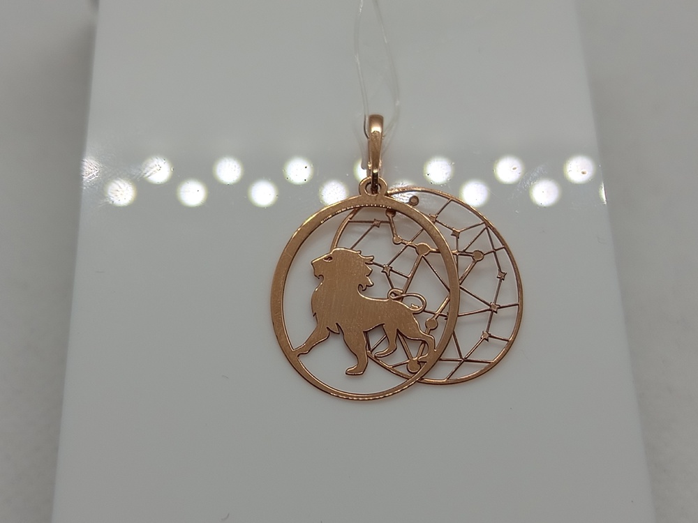 ПОДВЕСКА ЗНАК ЗОДИАКА без камня (Au 585)
