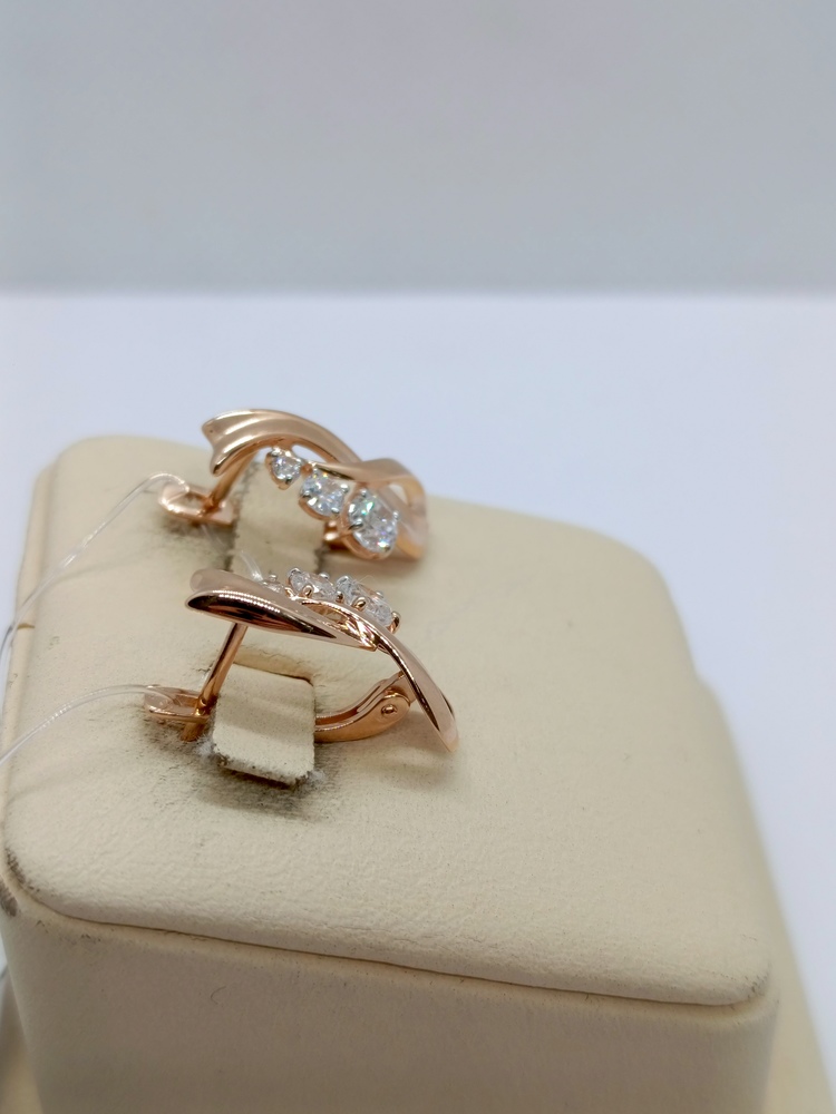 СЕРЬГИ С КАМНЯМИ (Au 585)