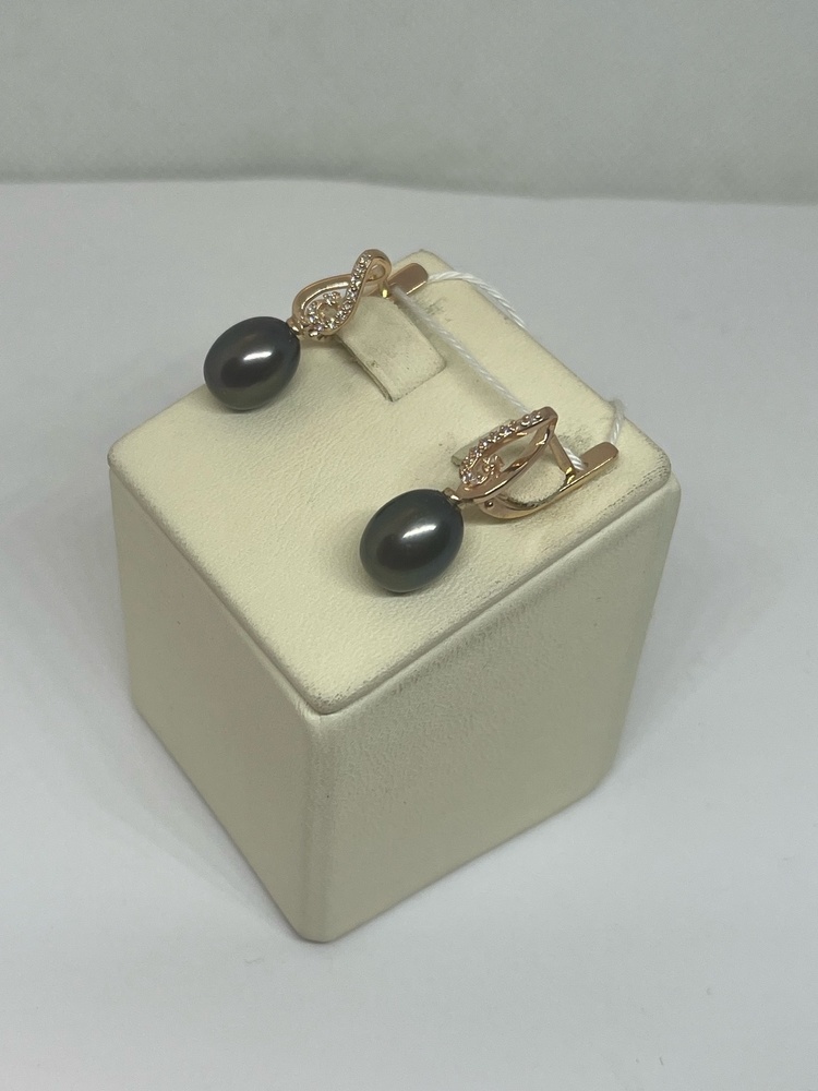 СКМИ585 СЕРЬГИ С КАМНЯМИ (Au 585)