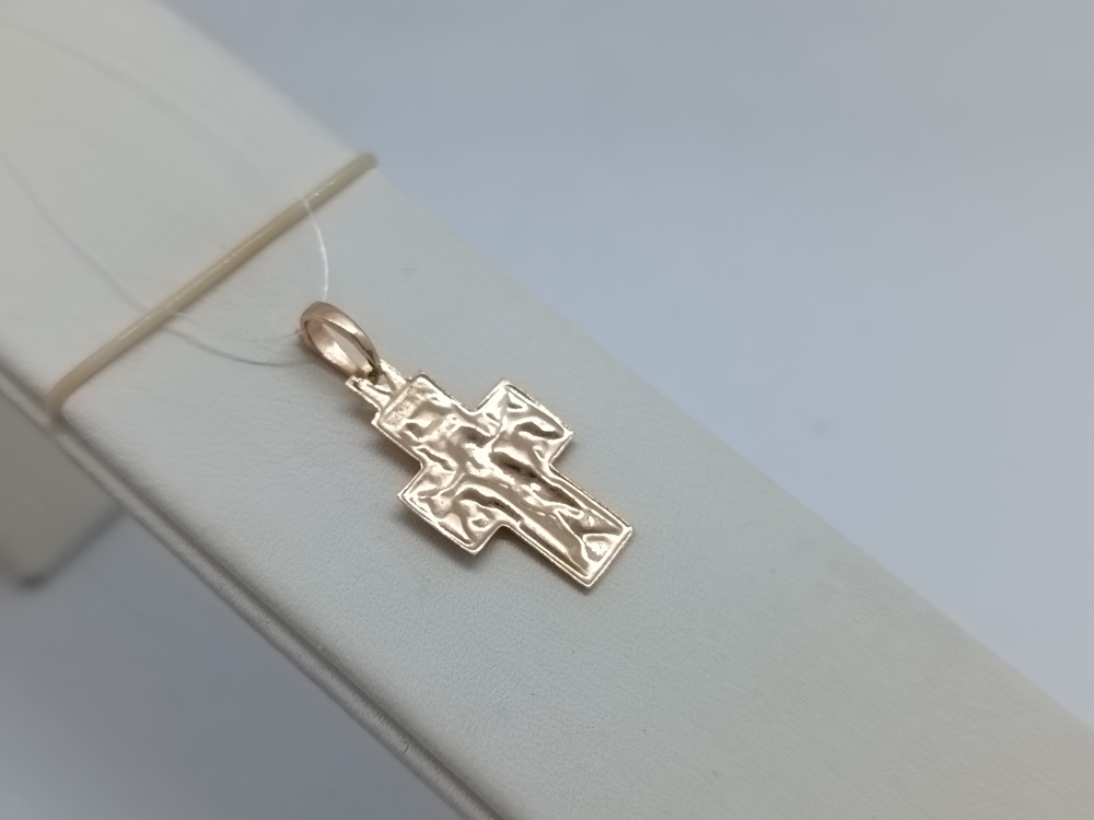 810-00101-10-00-00-00 ПОДВЕСКА КРЕСТ без камня (Au 585)