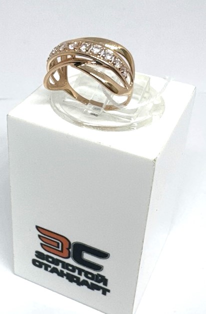 КОЛКМИ585 КОЛЬЦО С КАМНЯМИ (Au 585)