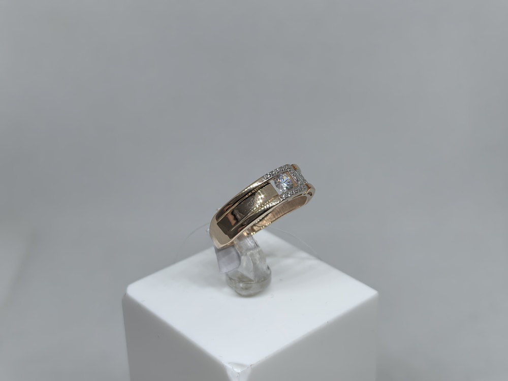 КОЛЬЦО С КАМНЯМИ (Au 585)