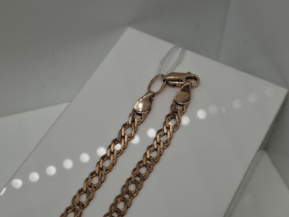 ЦЛР2585 ЦЕПЬ ПОЛНОВЕСНАЯ Ромб двойной (Au 585)