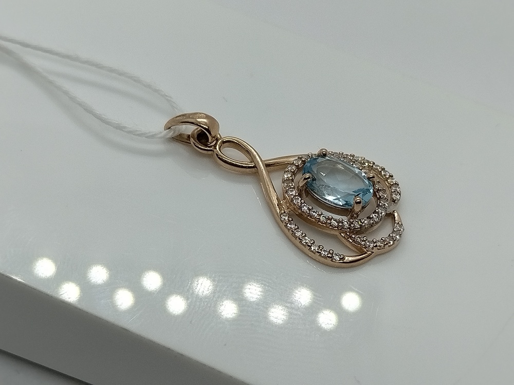 ПОДВЕСКА С КАМНЯМИ (Au 585)