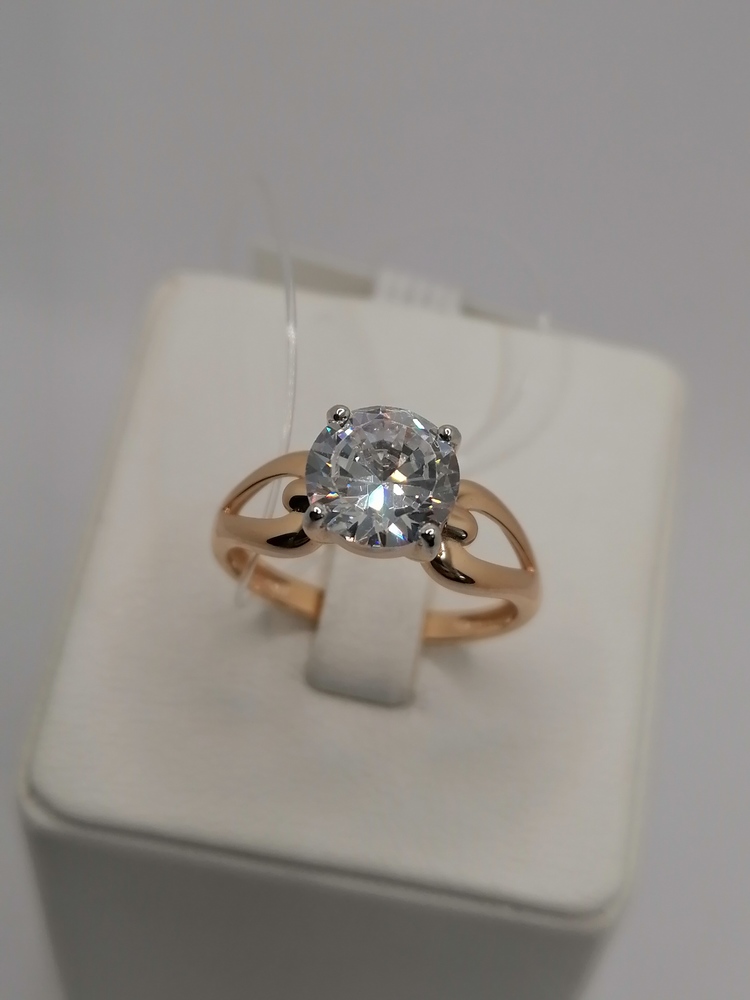 КОЛЬЦО С КАМНЕМ (Au 585)