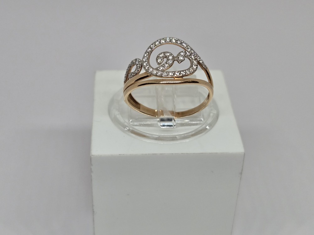 КОЛКМИ585 КОЛЬЦО С КАМНЯМИ (Au 585)