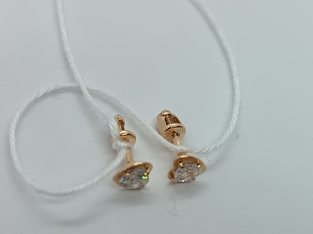 СЕРЬГИ ПУСЕТЫ (Au 585)