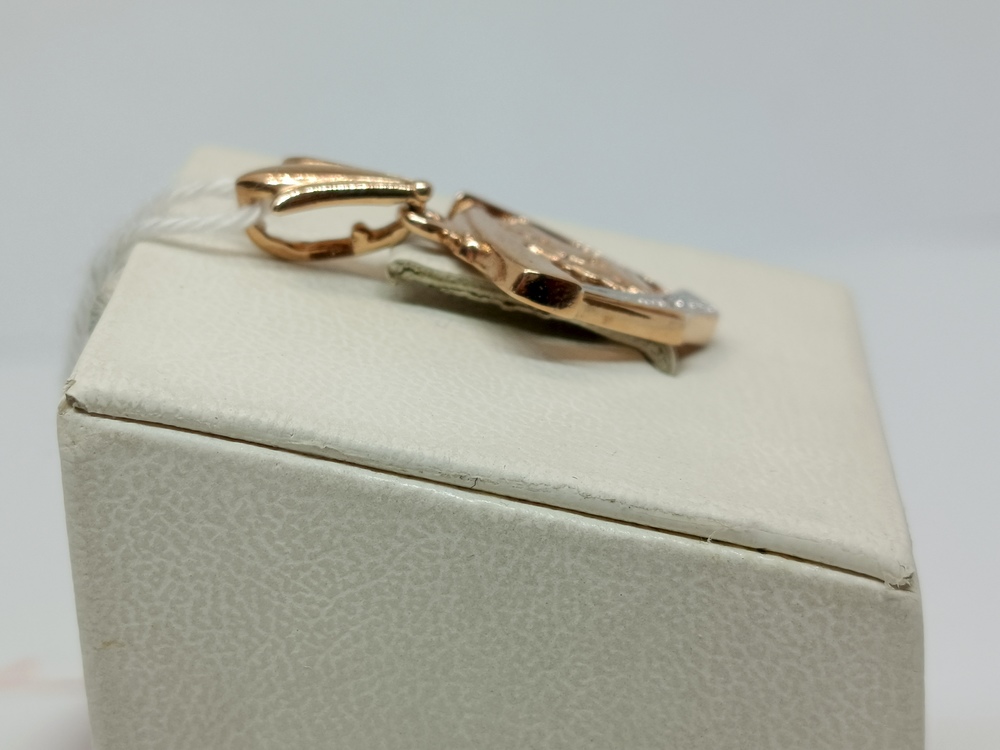 ПОДВЕСКА ЗНАК ЗОДИАКА ВОДОЛЕЙ Au 585