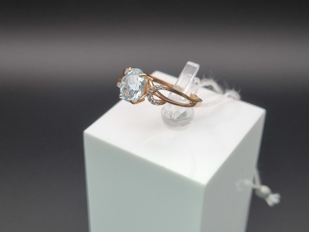 КОЛКМИ585 КОЛЬЦО С КАМНЯМИ (Au 585)