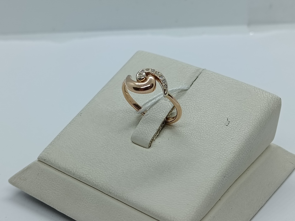 КОЛКМИ585 КОЛЬЦО С КАМНЯМИ (Au 585)