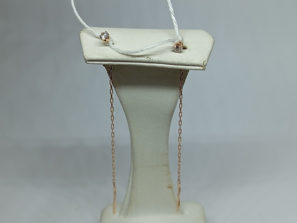 СПРО585 СЕРЬГИ ПРОДЕВКИ (Au 585)