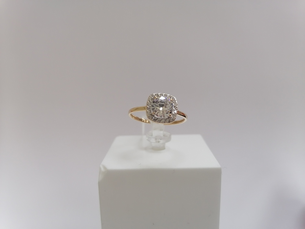 КОЛКМИ585 КОЛЬЦО С КАМНЯМИ (Au 585)