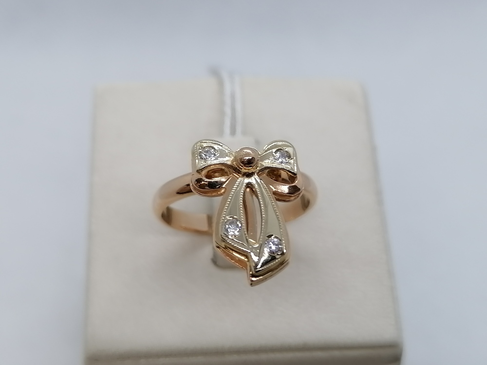 КОЛКМИ585 КОЛЬЦО С КАМНЯМИ (Au 585)