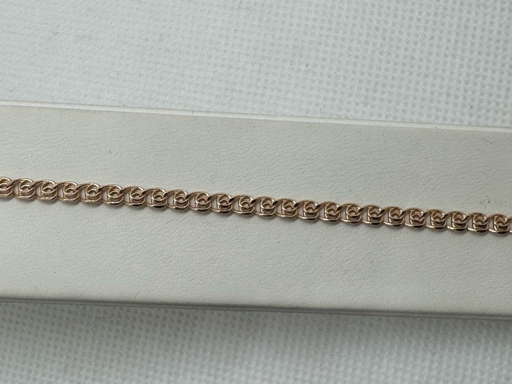 БРАСЛЕТ ПУСТОТЕЛЫЙ Лав Au 585