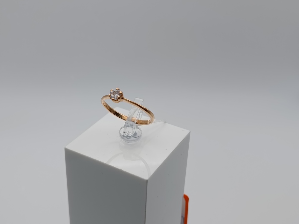 КОЛКМ585 КОЛЬЦО С КАМНЕМ (Au 585)