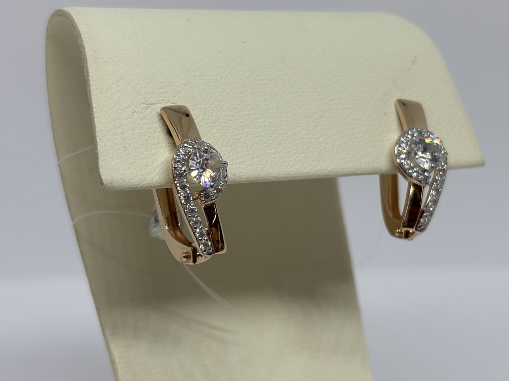 СЕРЬГИ С КАМНЯМИ (Au 585)