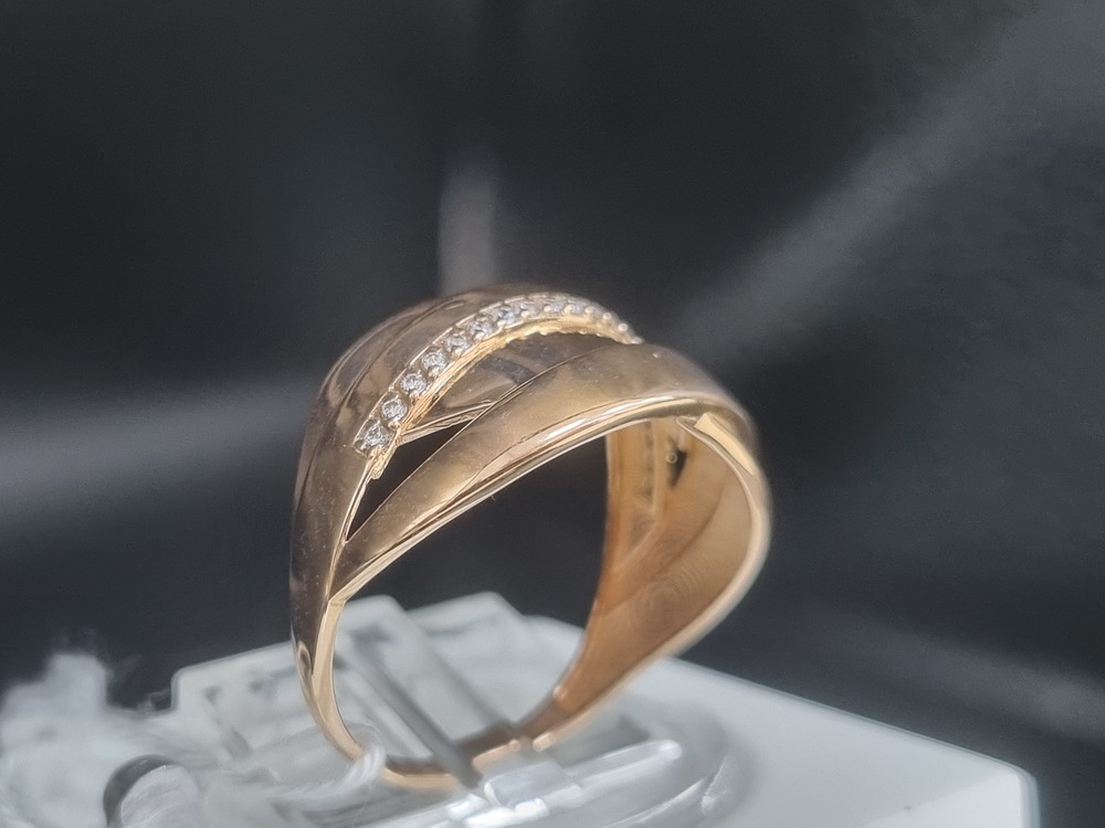 КОЛКМИ585 КОЛЬЦО С КАМНЯМИ (Au 585)