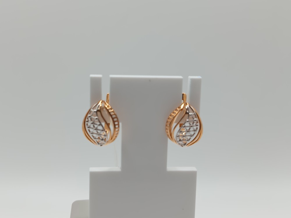 СЕРЬГИ БЕЗ КАМНЯ (Au 585)