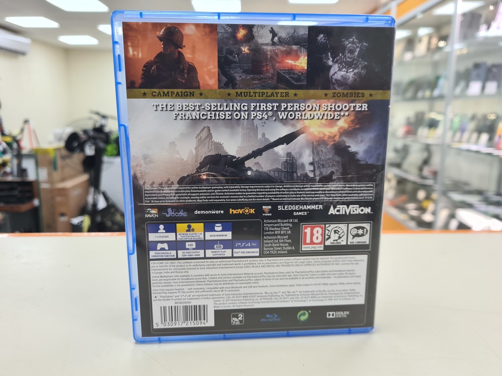 Игра Playstation 4 Call Of Duty WW2