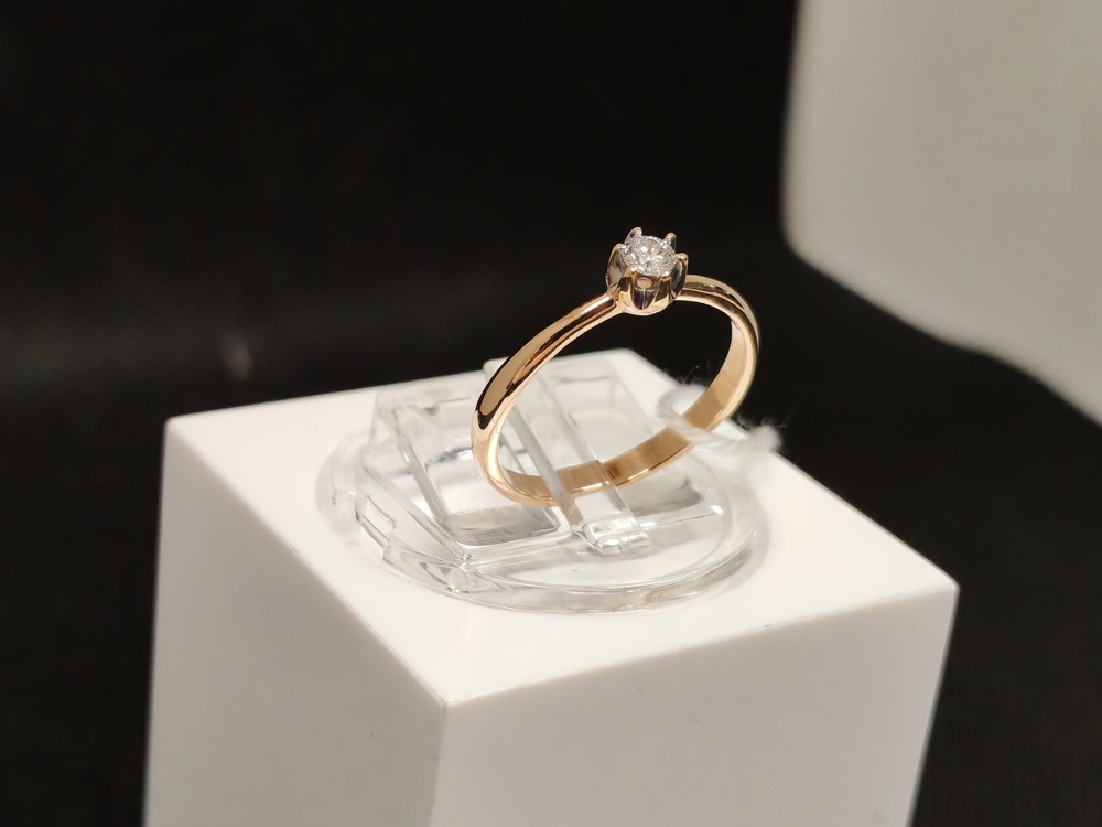 КОЛЬЦО БРИЛЛИАНТ Au 585