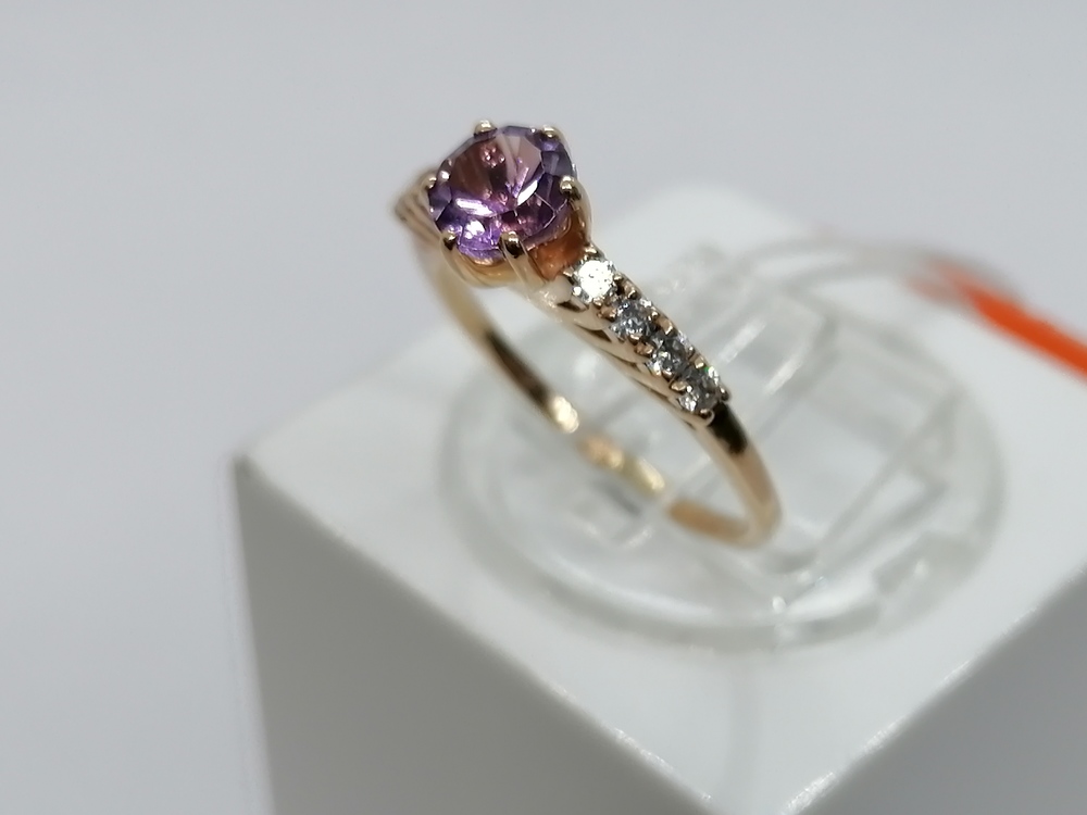 КОЛКМИ585 КОЛЬЦО С КАМНЯМИ (Au 585)