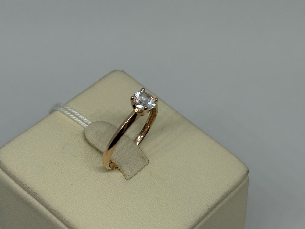 КОЛКМ585 КОЛЬЦО С КАМНЕМ (Au 585)