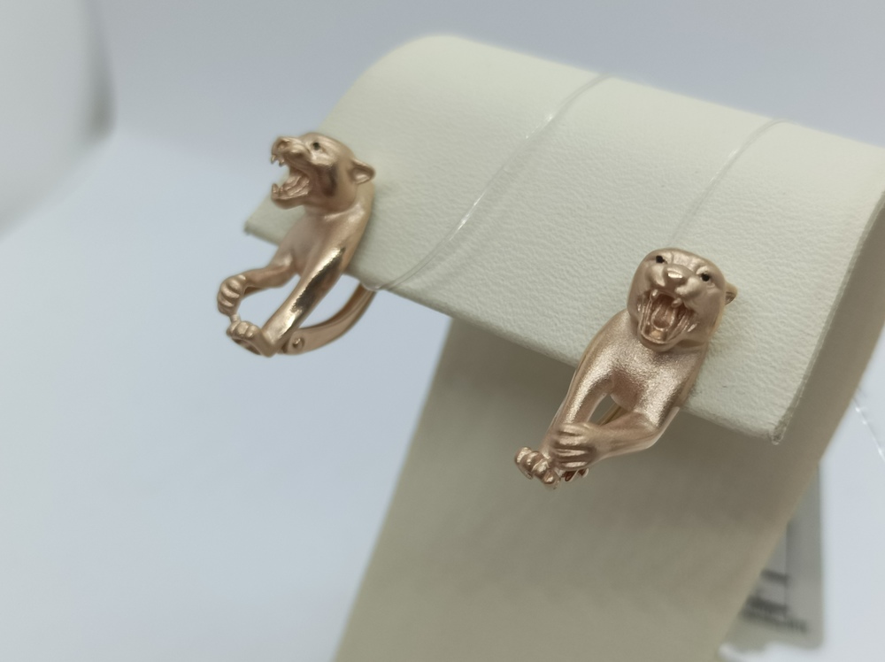 СЕРЬГИ ЭМАЛЬ (Au 585)