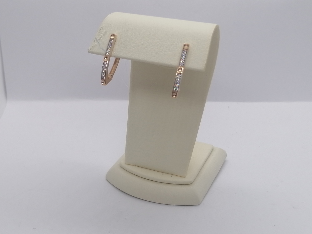 СЕРЬГИ С КАМНЯМИ (Au 585)