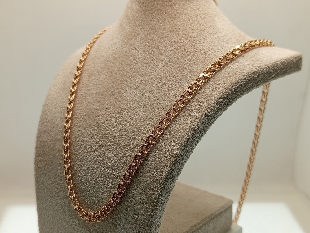 ЦЕПЬ ПУСТОТЕЛАЯ Бисмарк (Au 585)