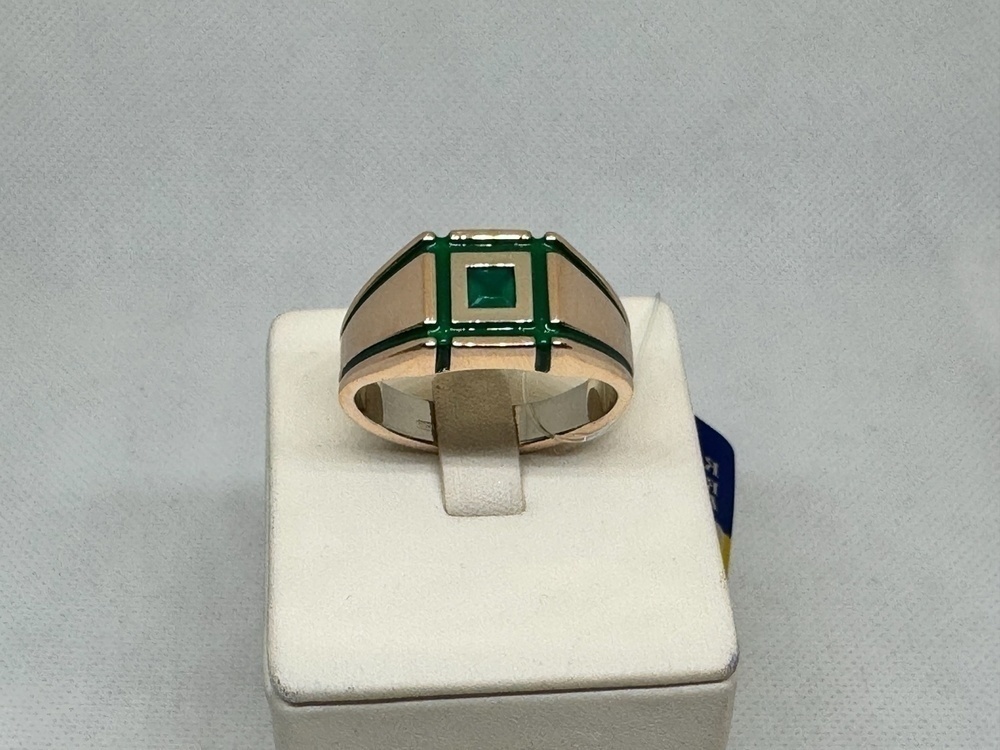 КОЛЬЦО ПЕЧАТКА с камнем (Au 585)