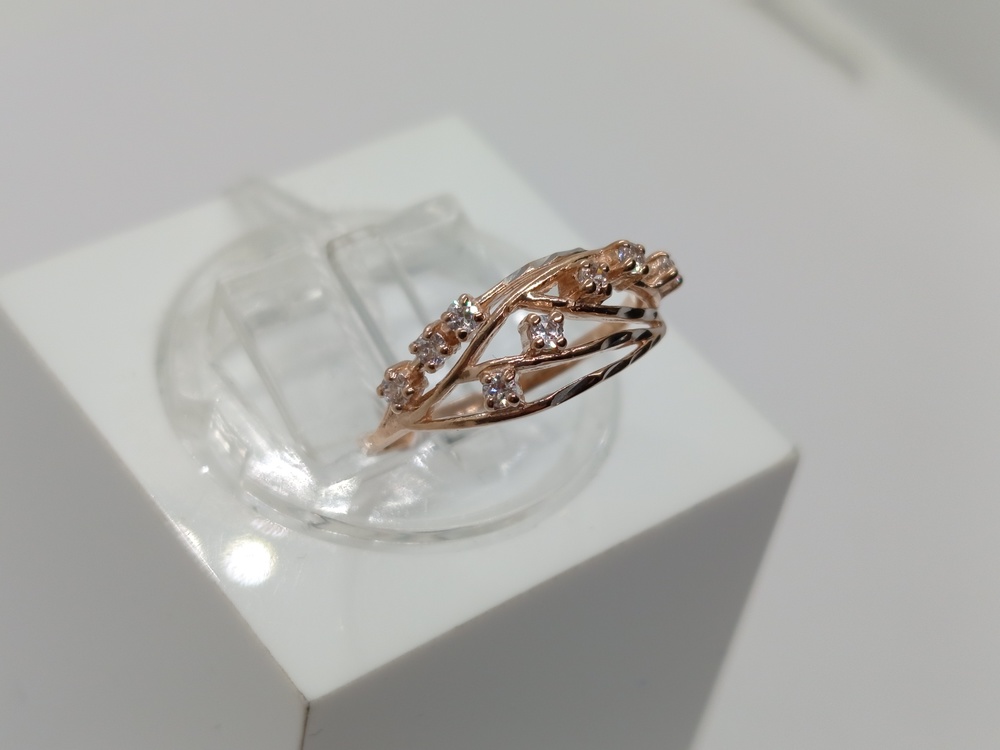 КОЛКМИ585 КОЛЬЦО С КАМНЯМИ (Au 585)