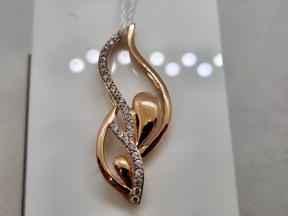 ПОДВЕСКА С КАМНЯМИ (Au 585)