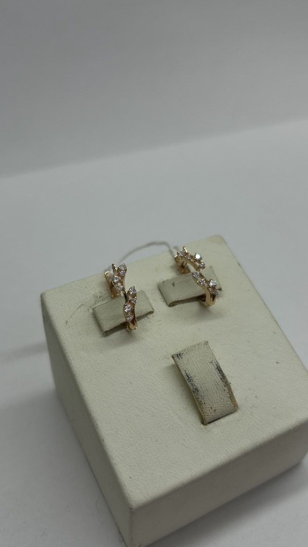 СЕРЬГИ С КАМНЯМИ (Au 585)