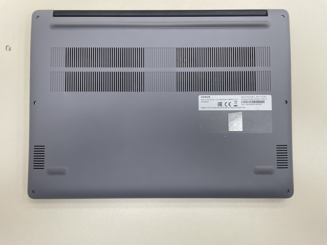 Ноутбук Honor; Core I5-12450H, Intel UHD Graphics, 16 Гб, 500 Гб, Нет