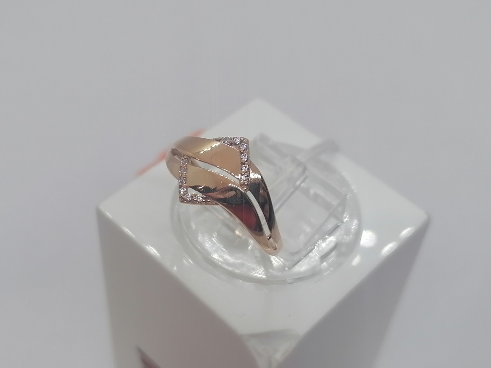 КОЛКМИ585 КОЛЬЦО С КАМНЯМИ (Au 585)