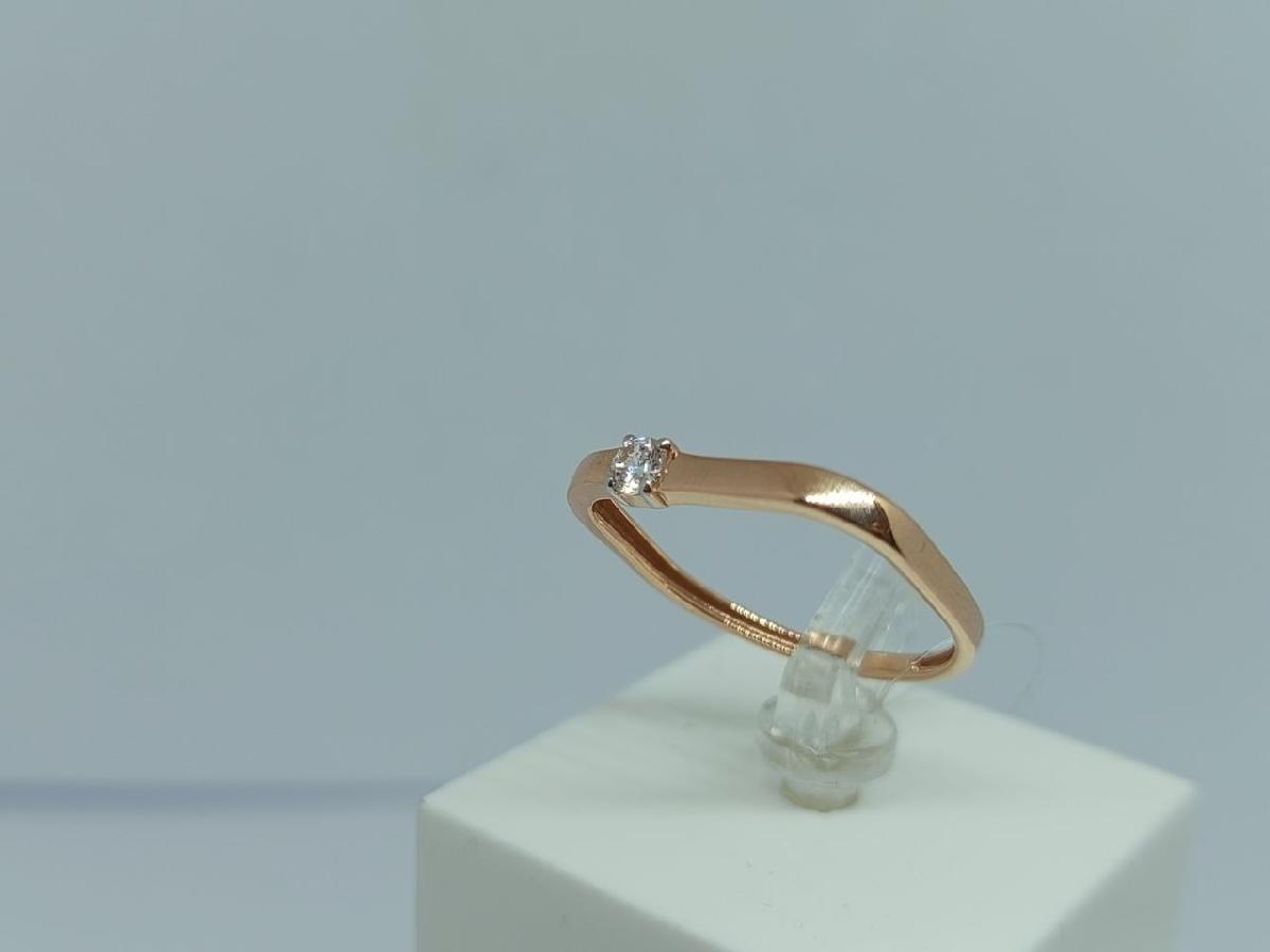 КОЛЬЦО С КАМНЕМ (Au 585)