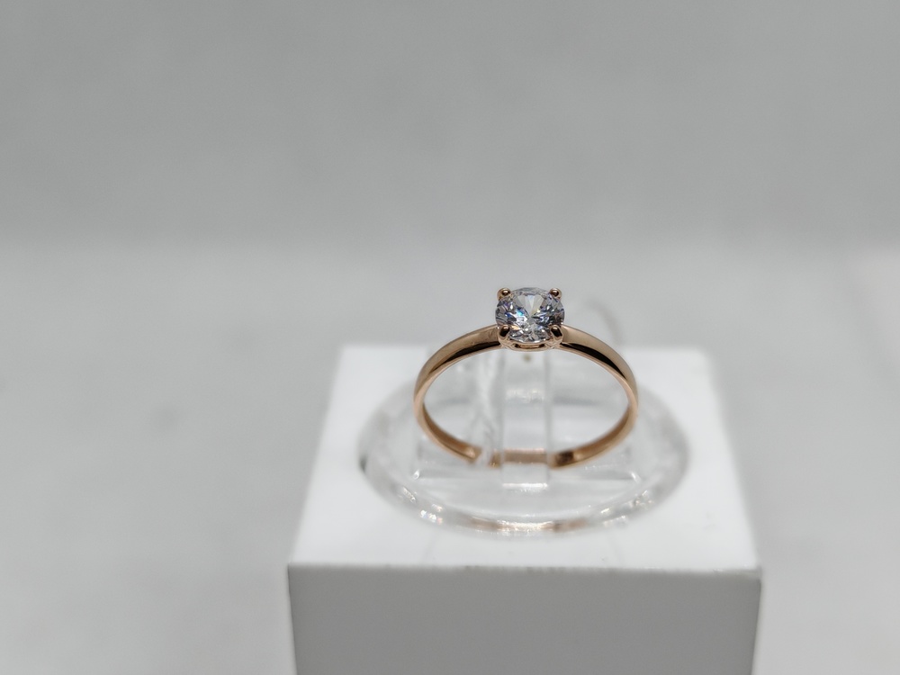 КОЛКМ585 КОЛЬЦО С КАМНЕМ (Au 585) КОЛКМ585 КОЛЬЦО С КАМНЕМ (Au 585)