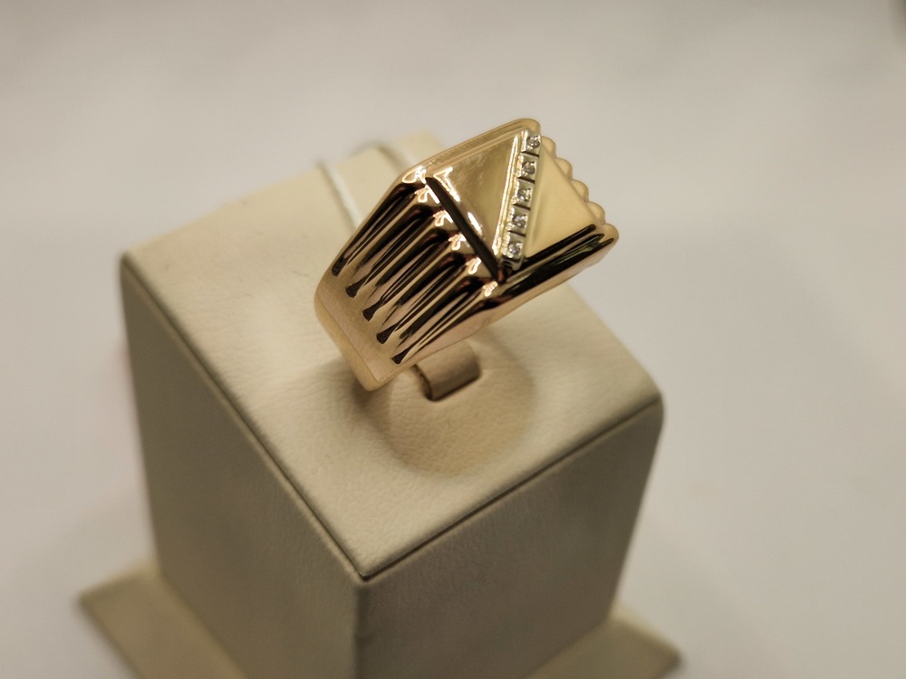 ПЕЧКМИ585 ПЕЧАТКА С КАМНЯМИ (Au 585)