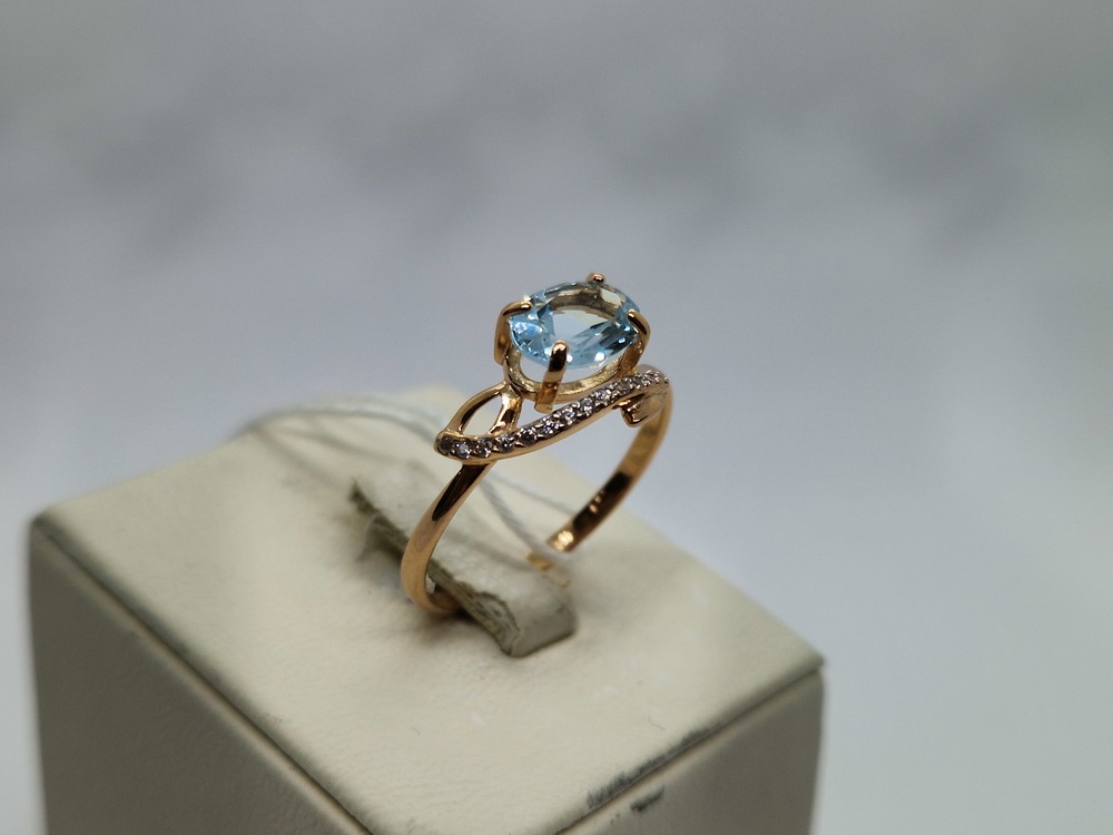 КОЛКМИ585 КОЛЬЦО С КАМНЯМИ (Au 585)