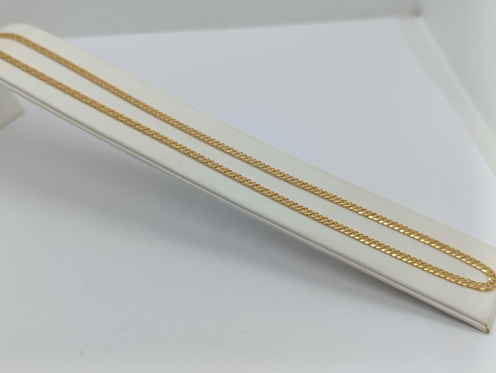 ЦЕПЬ ПОЛНОВЕСНАЯ Ромб двойной (Au 585)