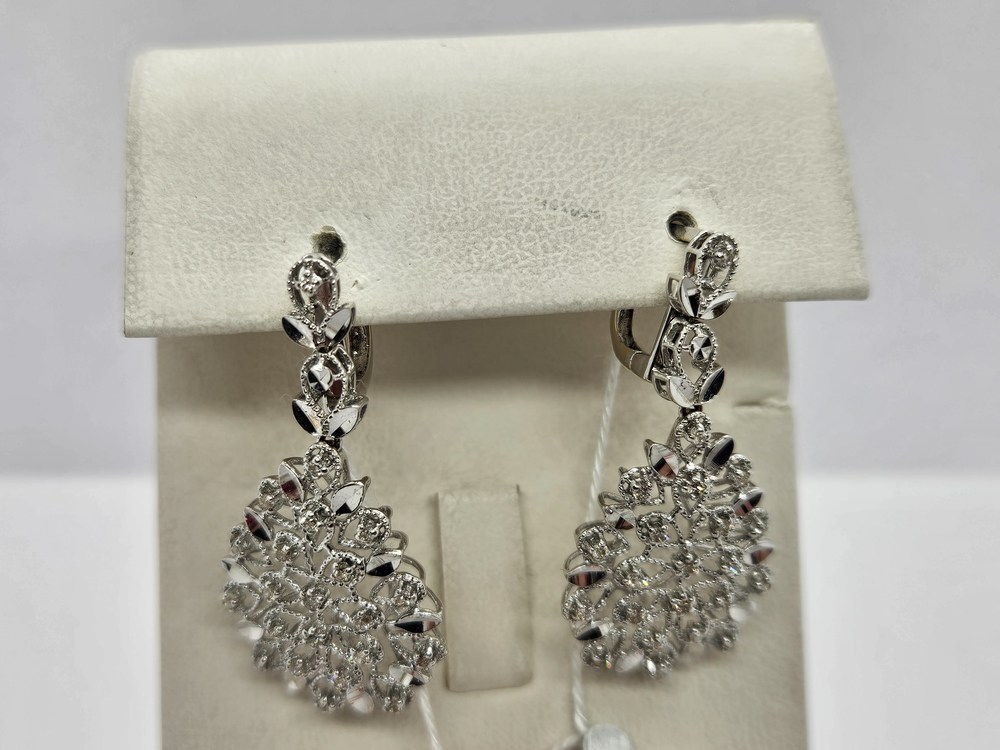 СЕРЬГИ БРИЛЛИАНТ Au 750