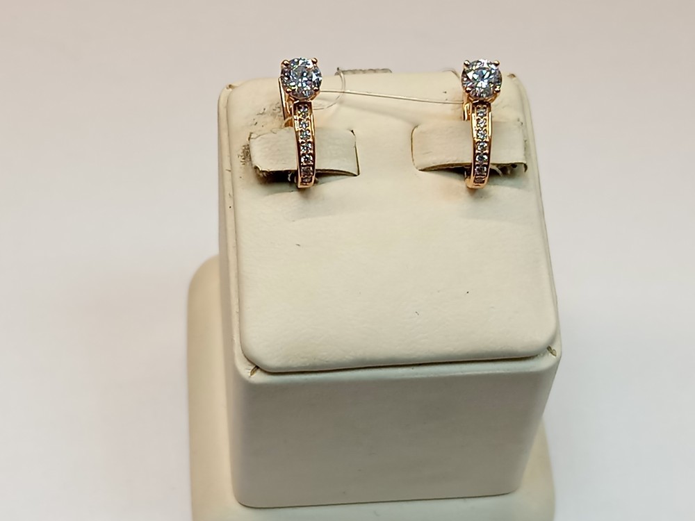 СЕРЬГИ С КАМНЯМИ (Au 585)