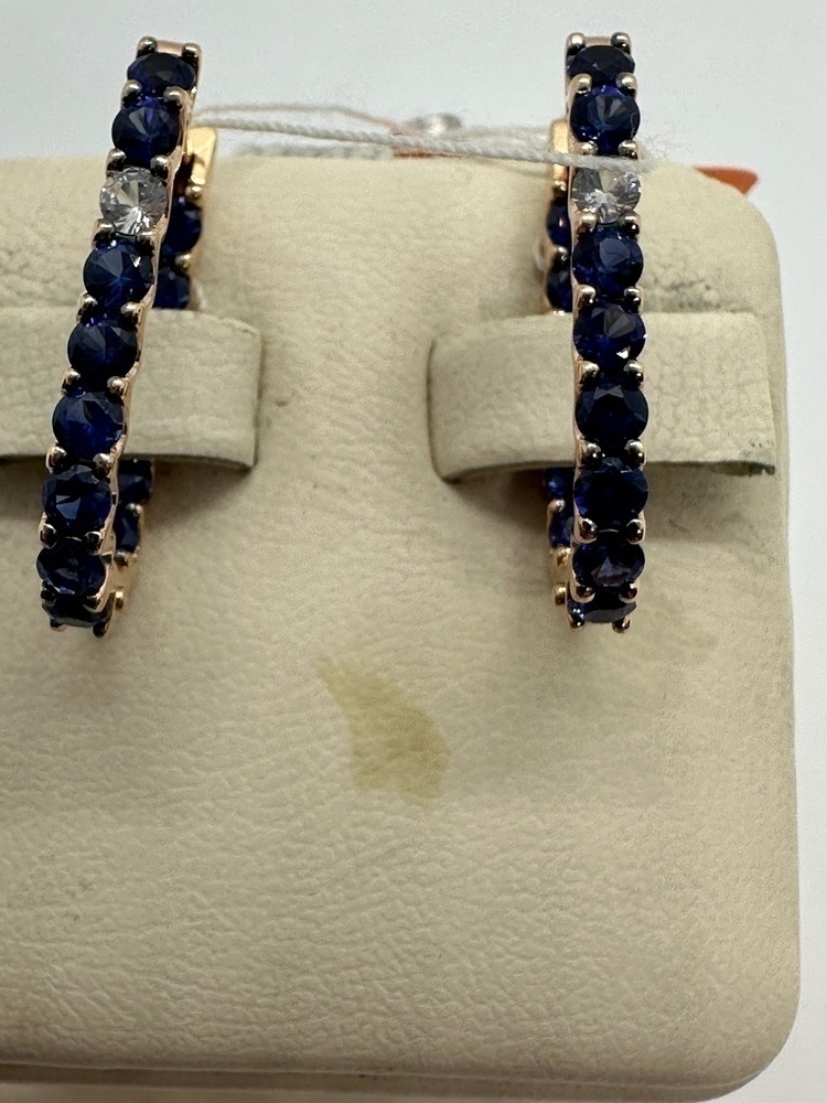 СЕРЬГИ С КАМНЯМИ (Au 585)